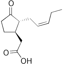 File:Jasmonic acid structure.png